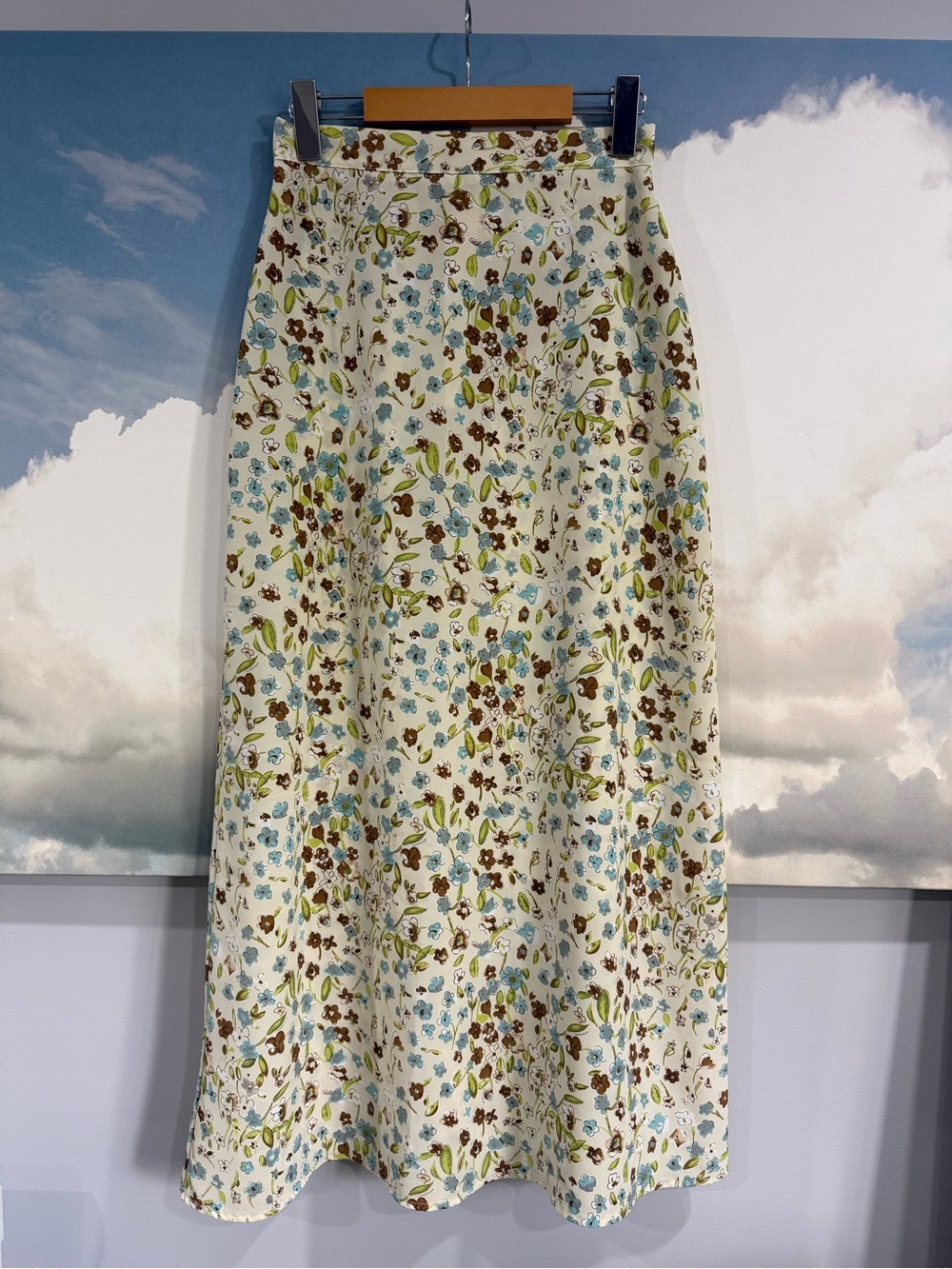 Vintage Floral Maxi Skirt